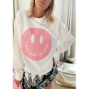 Sweat White&Pink à personnaliser Sweat White&Pink à personnaliser