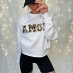 Crop Artic Amor Sweatshirt