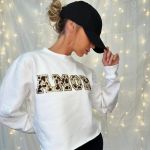 Crop Artic Amor Sweatshirt