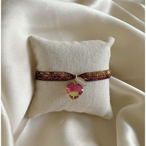 Bracelet Glitter Heart Fire