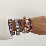 Glitter Heart Girly Bracelet