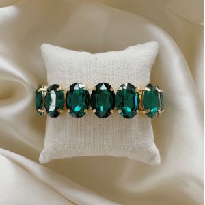 Bracelet Ellipse Emeraude