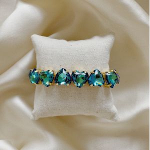 Bracelet coeur strass Lagoon
