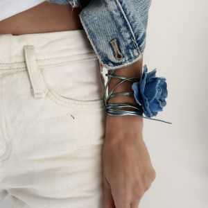 Bracelet Modulable Rose Jeans