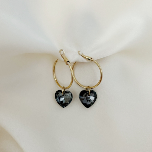 Boucles d'oreilles Sweety Grey Small (vendues par paires)