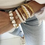 Crystal Rhinestone Heart Bracelet