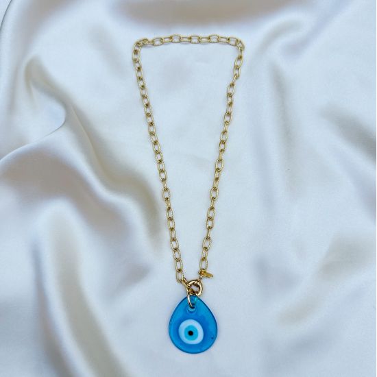 Collier Medusa Blue