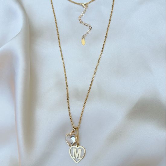 Collier Orphée  white à personnaliser