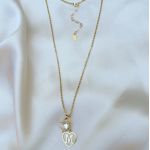 Collier Orphée  white à personnaliser