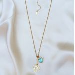 Collier Orphée Blue à personnaliser