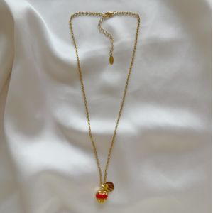 Goldy Heart Sand Necklace to Personalize