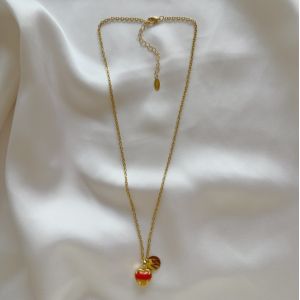 Collier Goldy Heart Sand à personnaliser