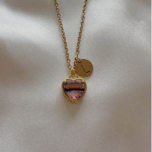 Collier Goldy Heart Wave à personnaliser