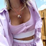 Sunset Purple Necklace