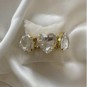 Bracelet Suprême Heart Gold Cristal