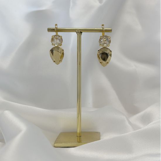 Boucles d'oreilles Circle Rain Gold