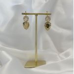 Boucles d'oreilles Circle Rain Gold