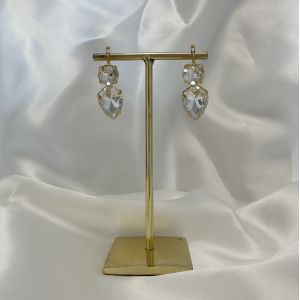Boucles d'oreilles  Rain Gold Cristal
