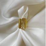 Bague Baguette Gold Golden Shadow