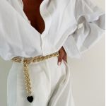 High Waist Belt Goldy Dark