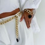 High Waist Belt Goldy Dark