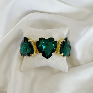 Bracelet Suprême Heart Emeraude