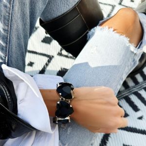 Bracelet Suprême Heart Silver Dark