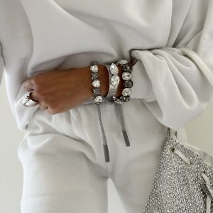 Manchette Shine Silver Cristal