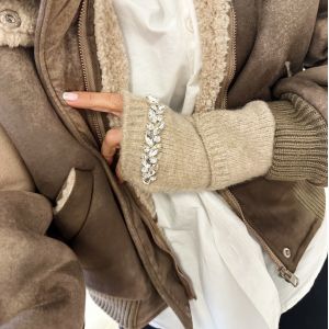Mitaines Odean Cream (vendues par paires)