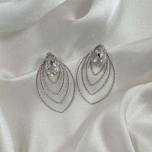 Boucles d'oreilles Butterfly Silver Cristal ( vendues par paires)
