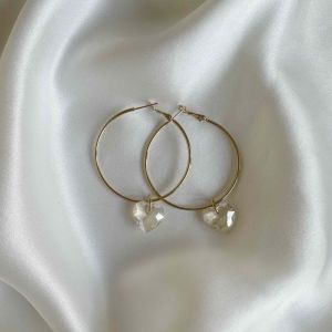 Sweety Golden Shadow Large Earrings (Sold in Pairs)