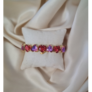 Bracelet Coeur Strass Bena