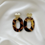Boucles d'oreilles Sumatra Panthera (vendues par paires)