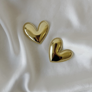 Pack of 2 golden hearts