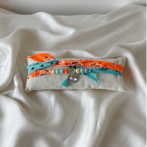 Bijou modulable Tahiti Blue&Orange Bijou modulable Tahiti Blue&Orange