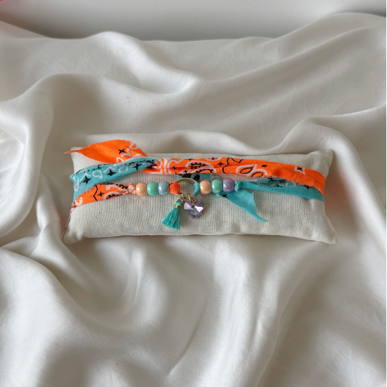 Bijou modulable Tahiti Blue&Orange