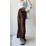 Pantalon Flower Chocolate