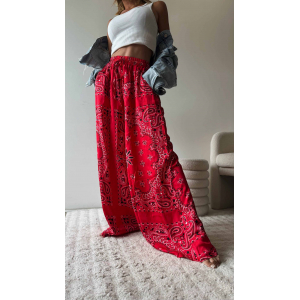 Bandana red trousers