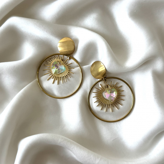 Sun earrings (sold in pairs)