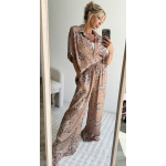 Chemise bandana Coffee