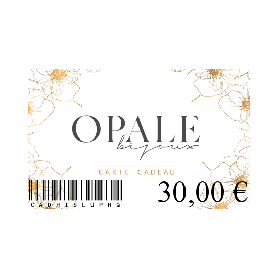 Carte cadeau 30