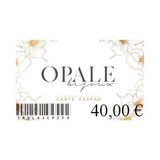 Carte cadeau 40