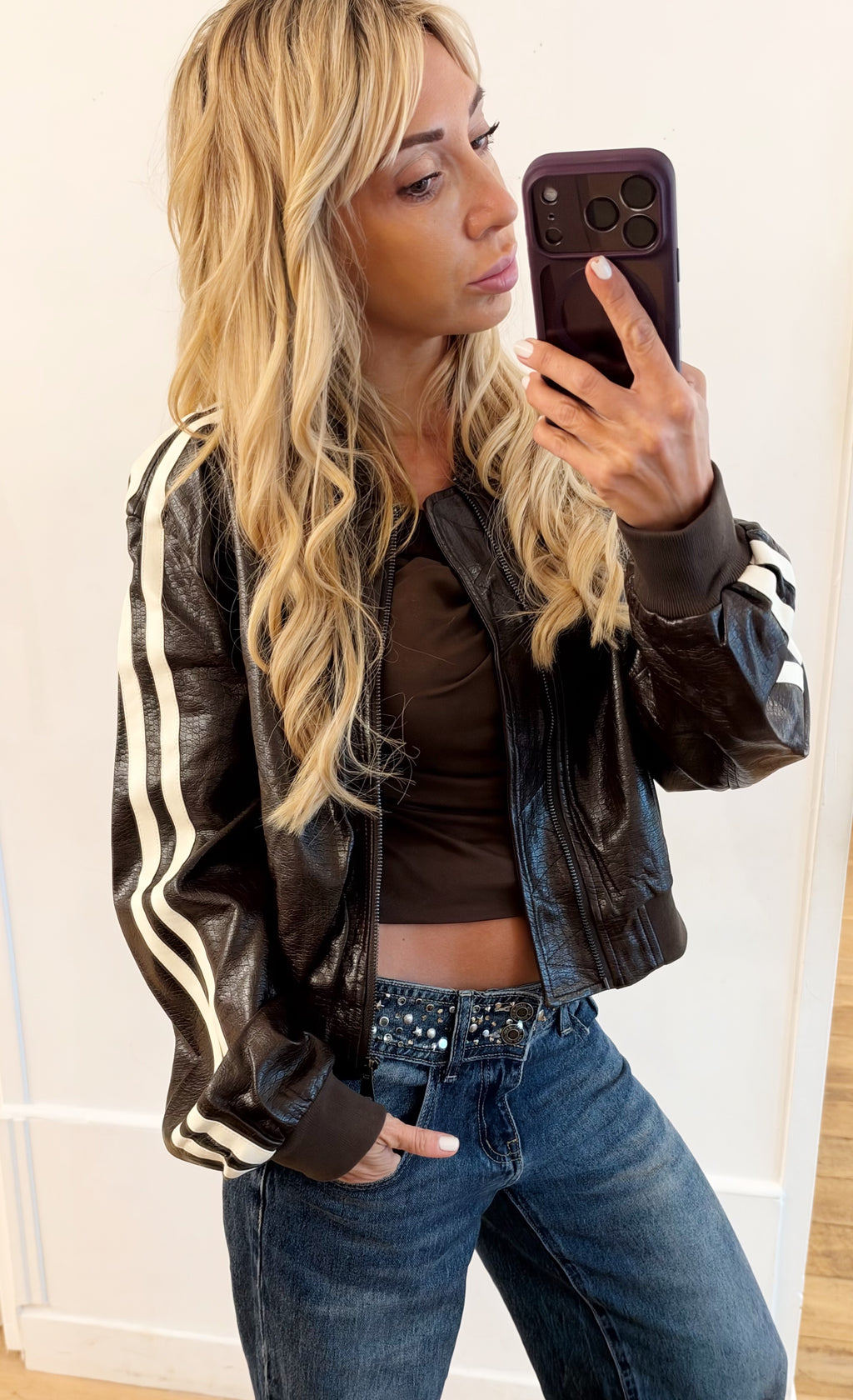 BLOUSON Snake Choco