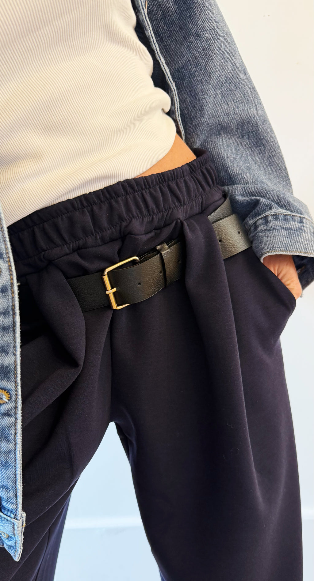PANTALON Ophélie Bleu marine