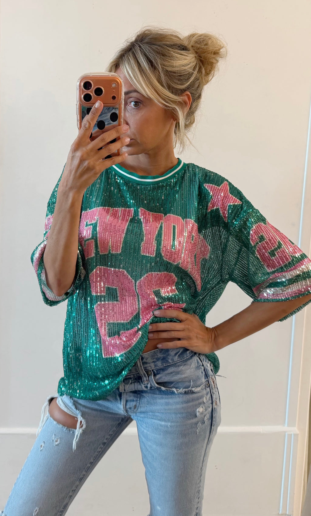 TEE SHIRT New York 26 green