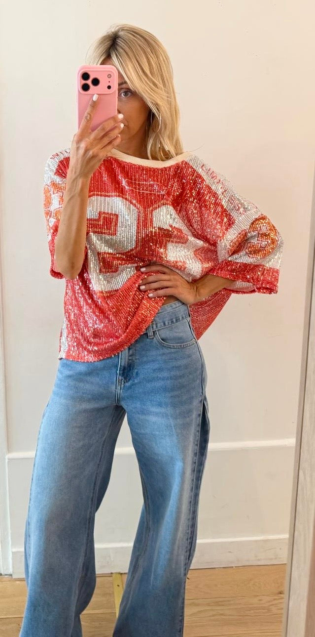 TEE SHIRT New York 23 rouge