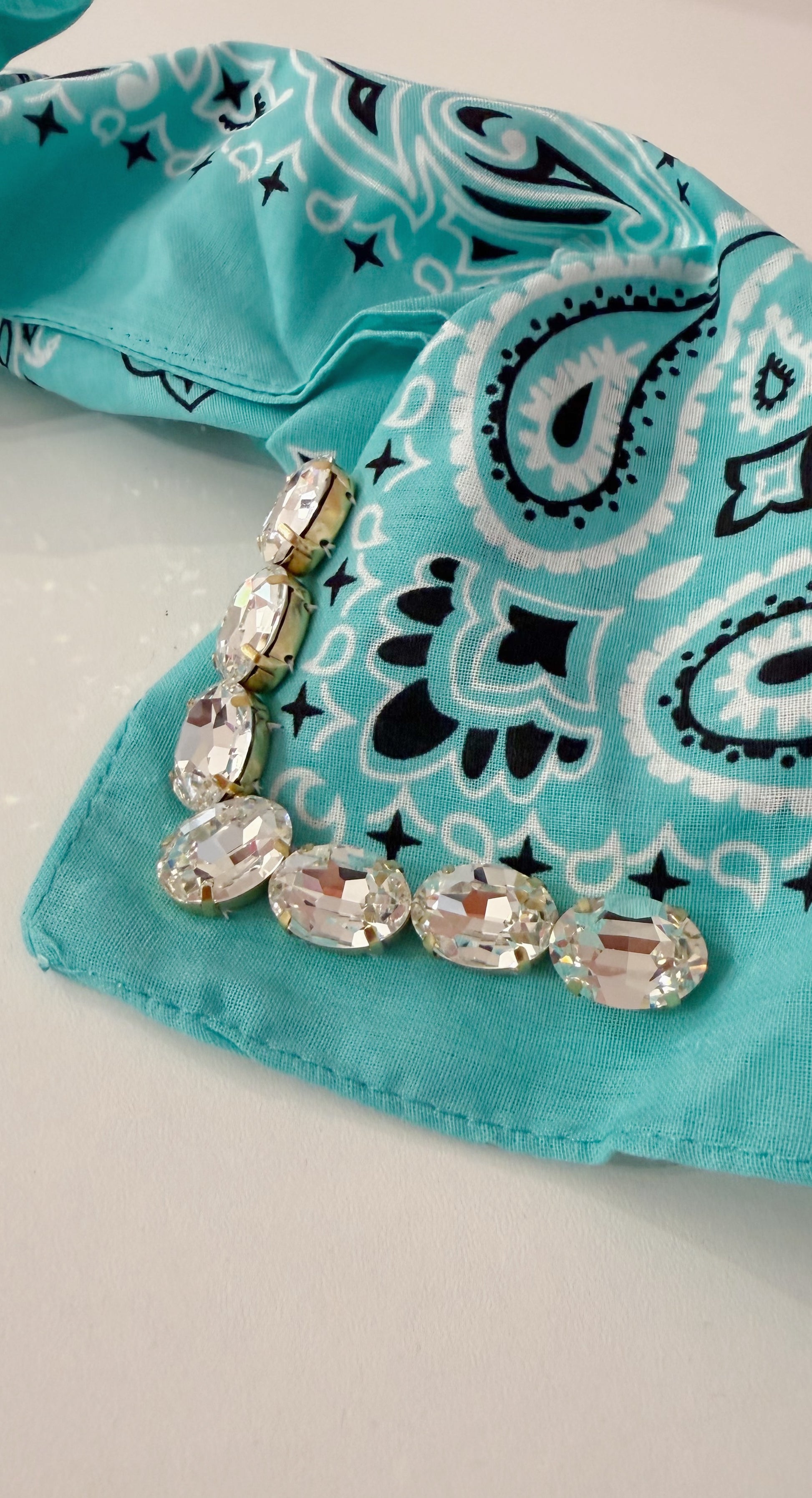 FOULARD Bandana turquoise