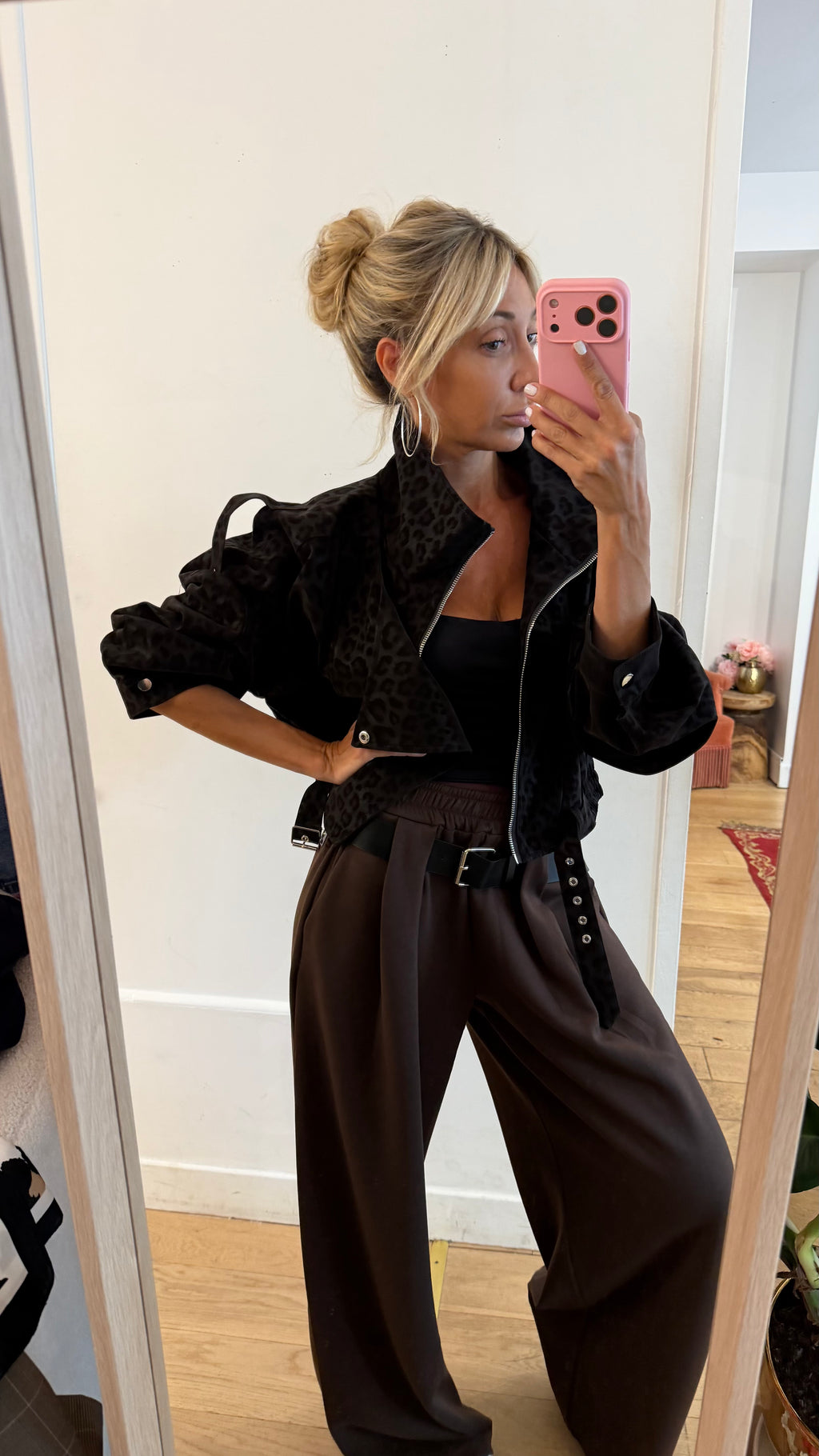 PANTALON Ophélie choco pré commande livraison à partir du 15 octobre