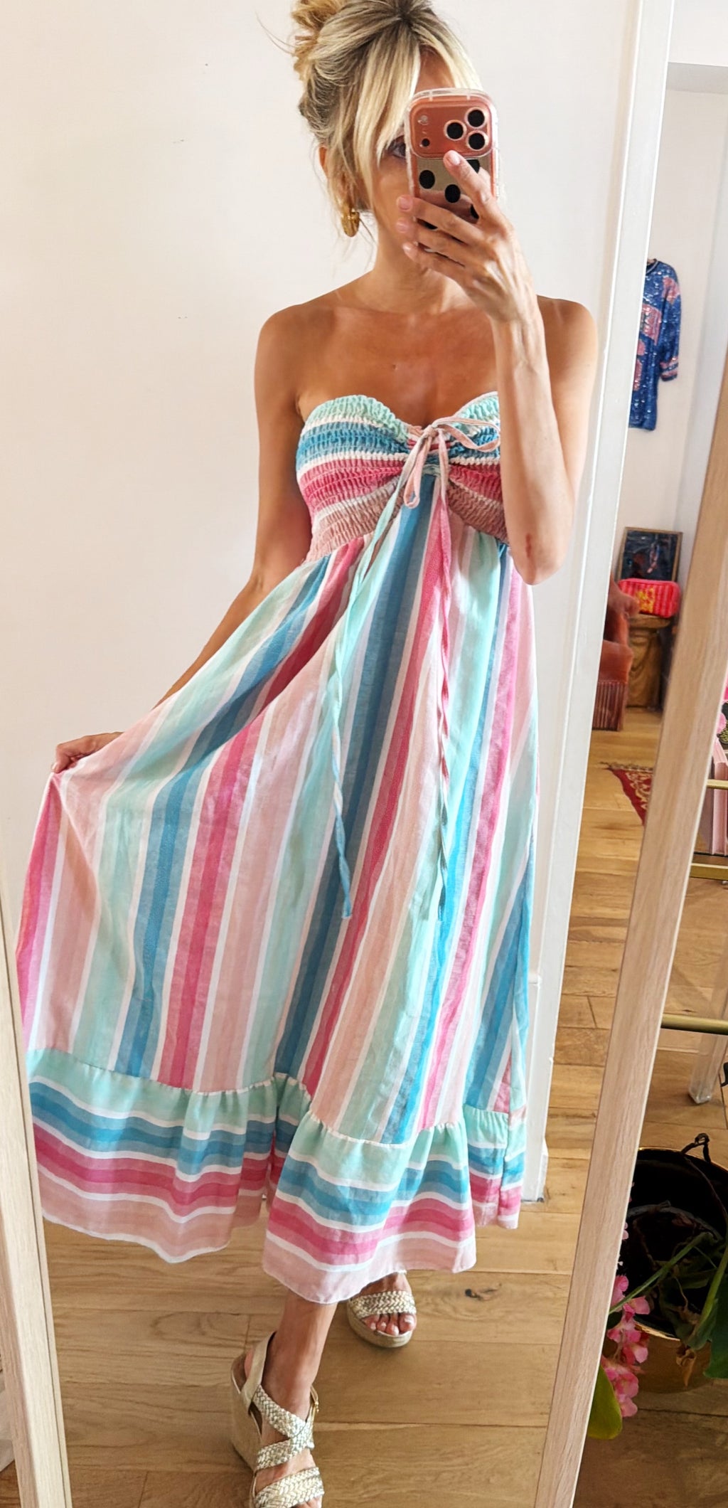 ROBE Pastel jaune