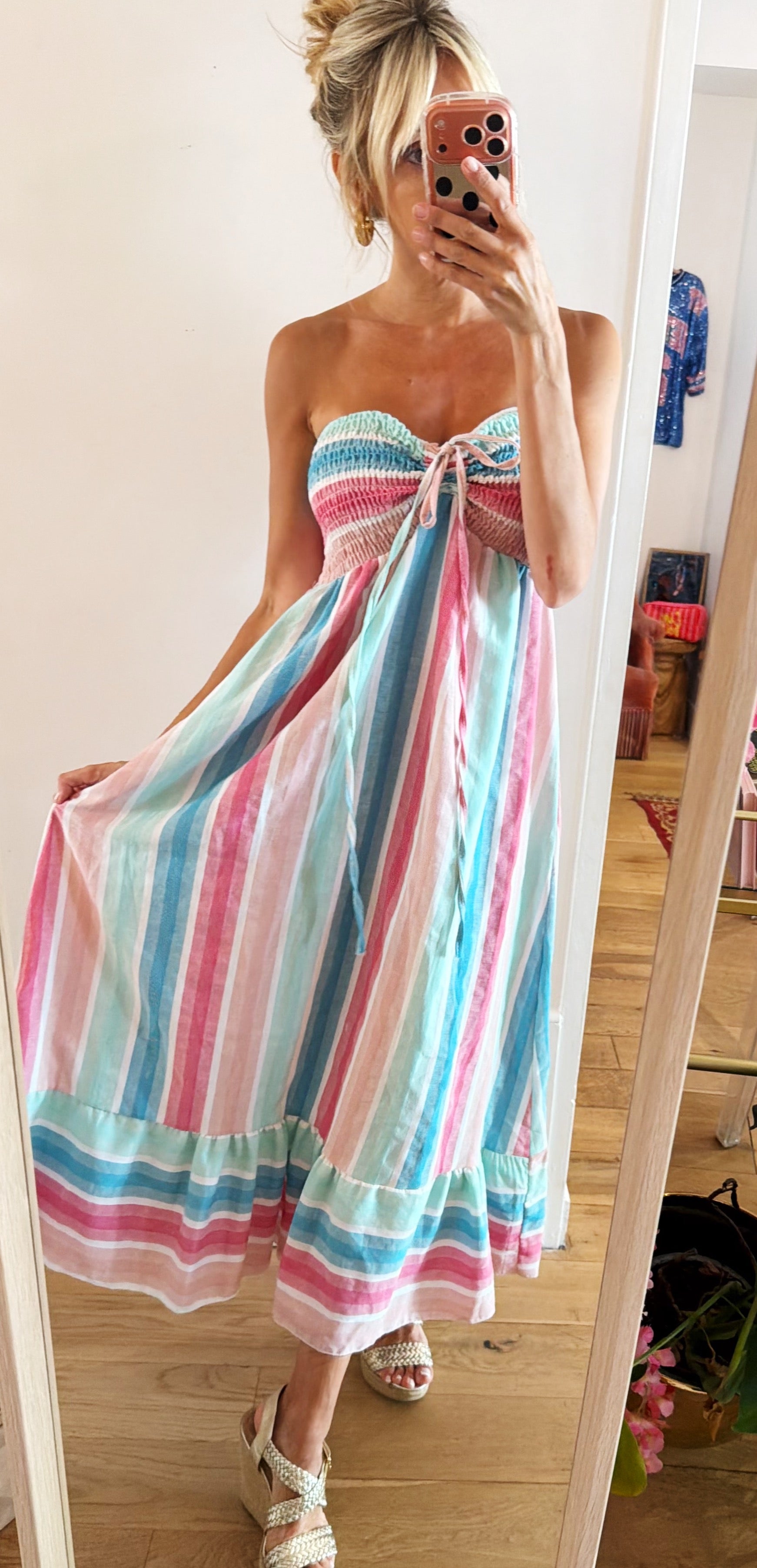 ROBE Pastel jaune
